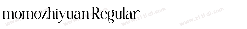 momozhiyuan Regular字体转换 momozhiyuan Regular字体转换
